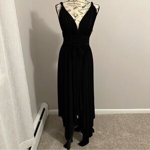 NWT Gorgeous Black Norma Kamali Goddess Dress Size Small S/36